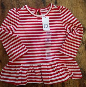 SOLD! NEW baby gap stripe top
